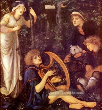 Edward Burne Jones Werke - The Madness Of Sir Tristram Präraffaeliten Sir Edward Burne Jones
